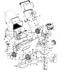 Page B Diagram and Parts List for 115-808C401 1995 Yard Man Lawn Mower